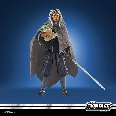 Star Wars: The Mandalorian Vintage Collection Actionfigur 2022 Ahsoka Tano & Grogu 10 cm