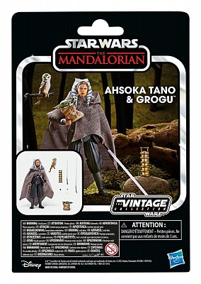 Star Wars: The Mandalorian Vintage Collection Actionfigur 2022 Ahsoka Tano & Grogu 10 cm