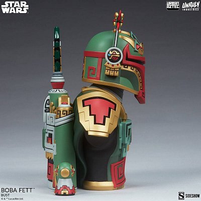 Star Wars Urban Aztec Vinyl Büste Boba Fett by Jesse Hernandez 20 cm