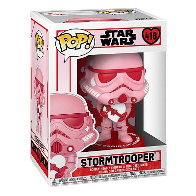 Star Wars Valentines POP! Star Wars Vinyl Figur Stormtrooper w/Heart 9 cm