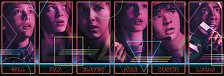 Stranger Things Panorama Puzzle Characters