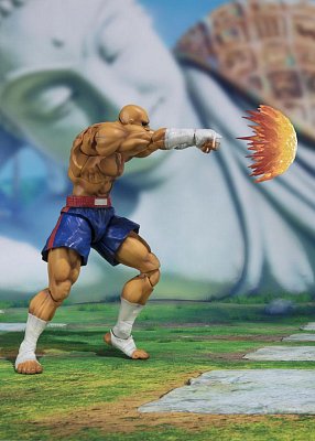 Street Fighter S.H. Figuarts Actionfigur Sagat Tamashii Web Exclusive 17 cm