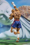Street Fighter S.H. Figuarts Actionfigur Sagat Tamashii Web Exclusive 17 cm --- BESCHAEDIGTE VERPACKUNG