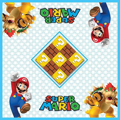 Super Mario Brettspiel Dame & Tic-Tac-Toe Mario vs. Bowser Collector\'s Game