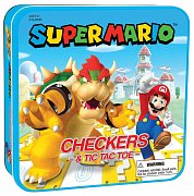 Super Mario Brettspiel Dame & Tic-Tac-Toe Mario vs. Bowser Collector\'s Game