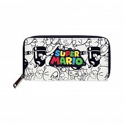 Super Mario Zip Around Geldbeutel Logo