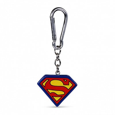 Superman 3D-Schlüsselanhänger Logo 4 cm Umkarton (10)