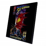 Superman Crystal Clear Picture Wanddekoration The Death of Superman 32 x 32 cm
