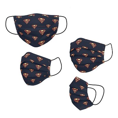 Superman Stoffmaske Logo