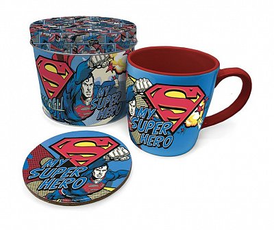 Superman Tasse mit Untersetzer My Super Hero