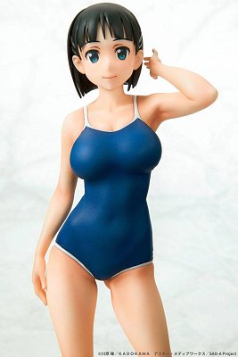 Sword Art Online PVC Statue 1/7 Suguha Kirigaya Leafa Navy Blue Swimsuit Ver. 23 cm