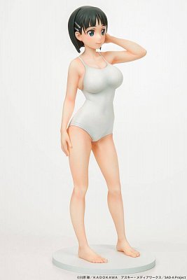 Sword Art Online PVC Statue 1/7 Suguha Kirigaya Leafa White Swimsuit Ver. 23 cm