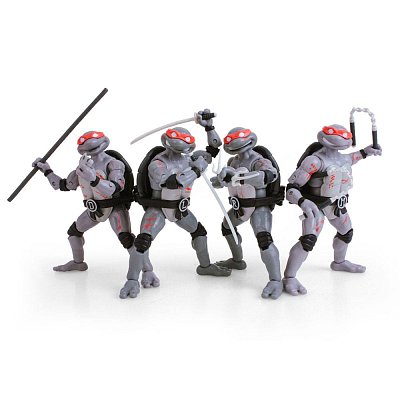 Teenage Mutant Ninja Turtles BST AXN Actionfiguren 4er-Pack Battle Damaged 13 cm