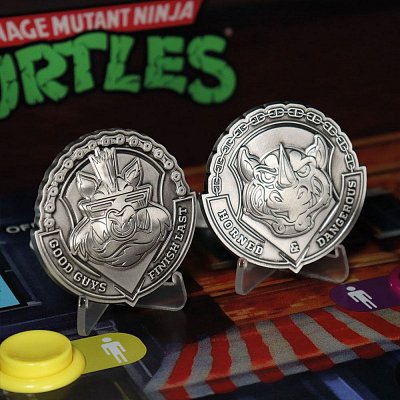 Teenage Mutant Ninja Turtles Medaillen-Set Bad Guys Limited Edition