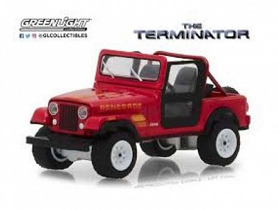 Terminator Diecast Modell 1/18 1983 Jeep CJ-7 Renegade mit Figur