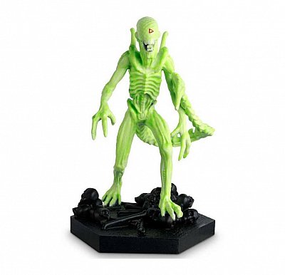 The Alien & Predator Figurine Collection 1/16 Vision Xenomorph (Alien vs. Predator) GITD 14 cm --- BESCHAEDIGTE VERPACKUNG