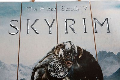 The Elder Scrolls V: Skyrim WoodArts 3D Holzdruck Aereal Attack 30 x 40 cm