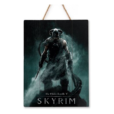 The Elder Scrolls V: Skyrim WoodArts 3D Holzdruck Dragonborn 30 x 40 cm