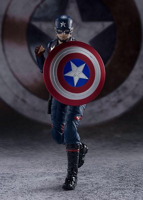 The Falcon and the Winter Soldier S.H. Figuarts Actionfigur Captain America (John F. Walker) 15 cm