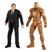 The Infinity Saga Marvel Legends Actionfiguren 2-Pack 2021 Happy Hogan & Iron Man (Iron Man 3) 15 cm