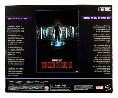 The Infinity Saga Marvel Legends Actionfiguren 2-Pack 2021 Happy Hogan & Iron Man (Iron Man 3) 15 cm