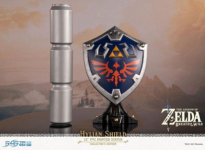 The Legend of Zelda Breath of the Wild PVC Statue Hylian Shield Collector\'s Edition 29 cm - Beschädigte Verpackung