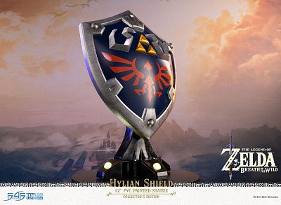 The Legend of Zelda Breath of the Wild PVC Statue Hylian Shield Collector\'s Edition 29 cm - Beschädigte Verpackung