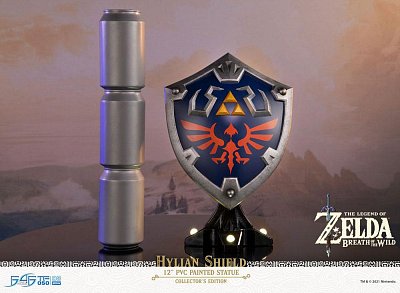 The Legend of Zelda Breath of the Wild PVC Statue Hylian Shield Collector\'s Edition 29 cm - Beschädigte Verpackung