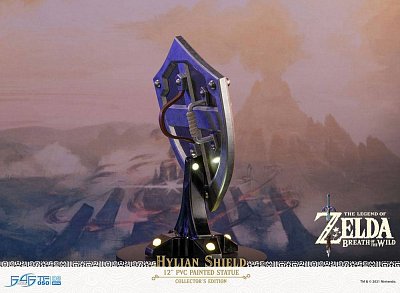 The Legend of Zelda Breath of the Wild PVC Statue Hylian Shield Collector\'s Edition 29 cm - Beschädigte Verpackung