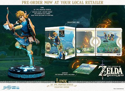 The Legend of Zelda Breath of the Wild PVC Statue Link Collector\'s Edition 25 cm --- BESCHAEDIGTE VERPACKUNG