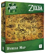 The Legend of Zelda Puzzle Hyrule Map (1000 Teile)