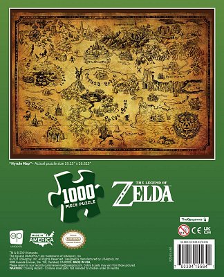 The Legend of Zelda Puzzle Hyrule Map (1000 Teile)