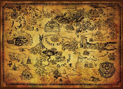 The Legend of Zelda Puzzle Hyrule Map (1000 Teile)