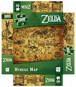 The Legend of Zelda Puzzle Hyrule Map (1000 Teile)