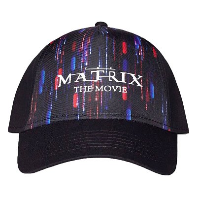 The Matrix Baseball Cap Blue and Red Coding