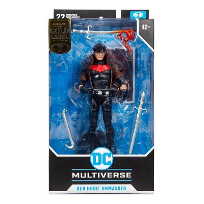 The New 52 DC Multiverse Actionfigur Red Hood Unmasked (Gold Label) 18 cm