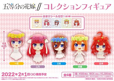 The Quintessential Quintuplets Collection Sammelfiguren 3 cm Sortiment (6)