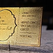 The Shining Replik Gyrosphere Collectible Ticket (vergoldet)