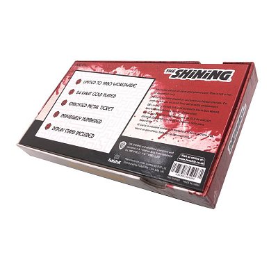The Shining Replik Gyrosphere Collectible Ticket (vergoldet)