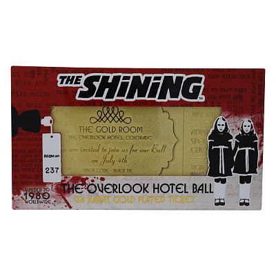 The Shining Replik Gyrosphere Collectible Ticket (vergoldet)