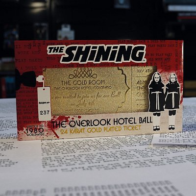 The Shining Replik Gyrosphere Collectible Ticket (vergoldet)