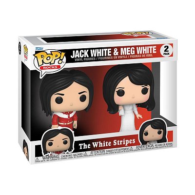 The White Stripes POP! Rocks Vinyl Figuren 2er-Pack Jack White & Meg White 9 cm