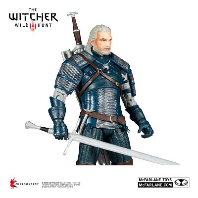 The Witcher Actionfigur Geralt of Rivia (Viper Armor: Teal Dye) 18 cm