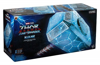 Thor: Love and Thunder Marvel Legends Rollenspiel-Replik 1/1 Mighy Thor Elektronischer Hammer Mjolnir 49 cm