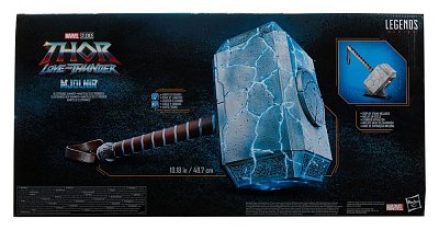 Thor: Love and Thunder Marvel Legends Rollenspiel-Replik 1/1 Mighy Thor Elektronischer Hammer Mjolnir 49 cm