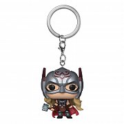 Thor: Love & Thunder Pocket POP! Vinyl Schlüsselanhänger 4 cm Mighty Thor Display (12)