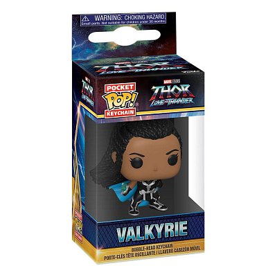 Thor: Love & Thunder Pocket POP! Vinyl Schlüsselanhänger 4 cm Valkyrie Display (12)