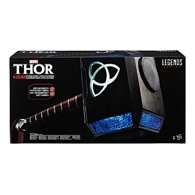 Thor Marvel Legends Elektronischer Hammer Mjolnir --- BESCHAEDIGTE VERPACKUNG
