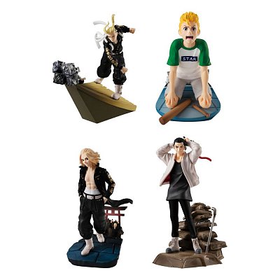 Tokyo Revengers Petitrama Series Sammelfiguren 8 cm Toman Heroic Scenes Sortiment (4)