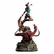 Tomb Raider Statue 1/4 Lara Croft The Lost Valley 80 cm - Stark beschädigte Verpackung